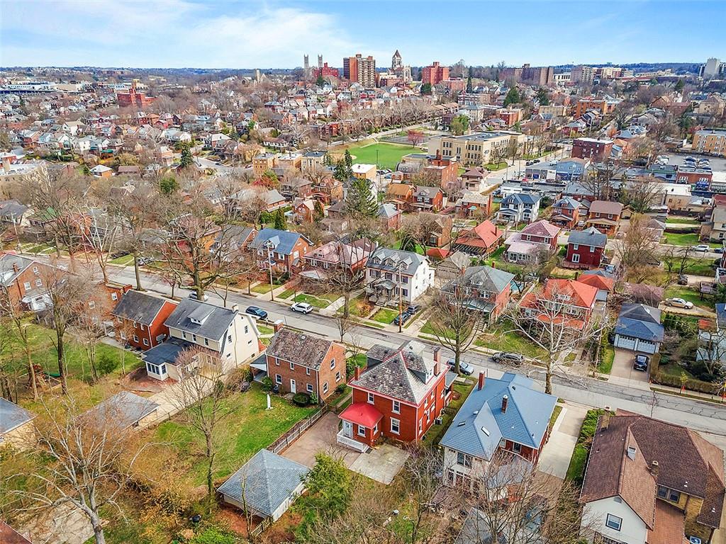294 Arden Road Pittsburgh, PA 15216 - Photo 25 of 25 an aerial view of residential houses with outdoor space and swimming pool