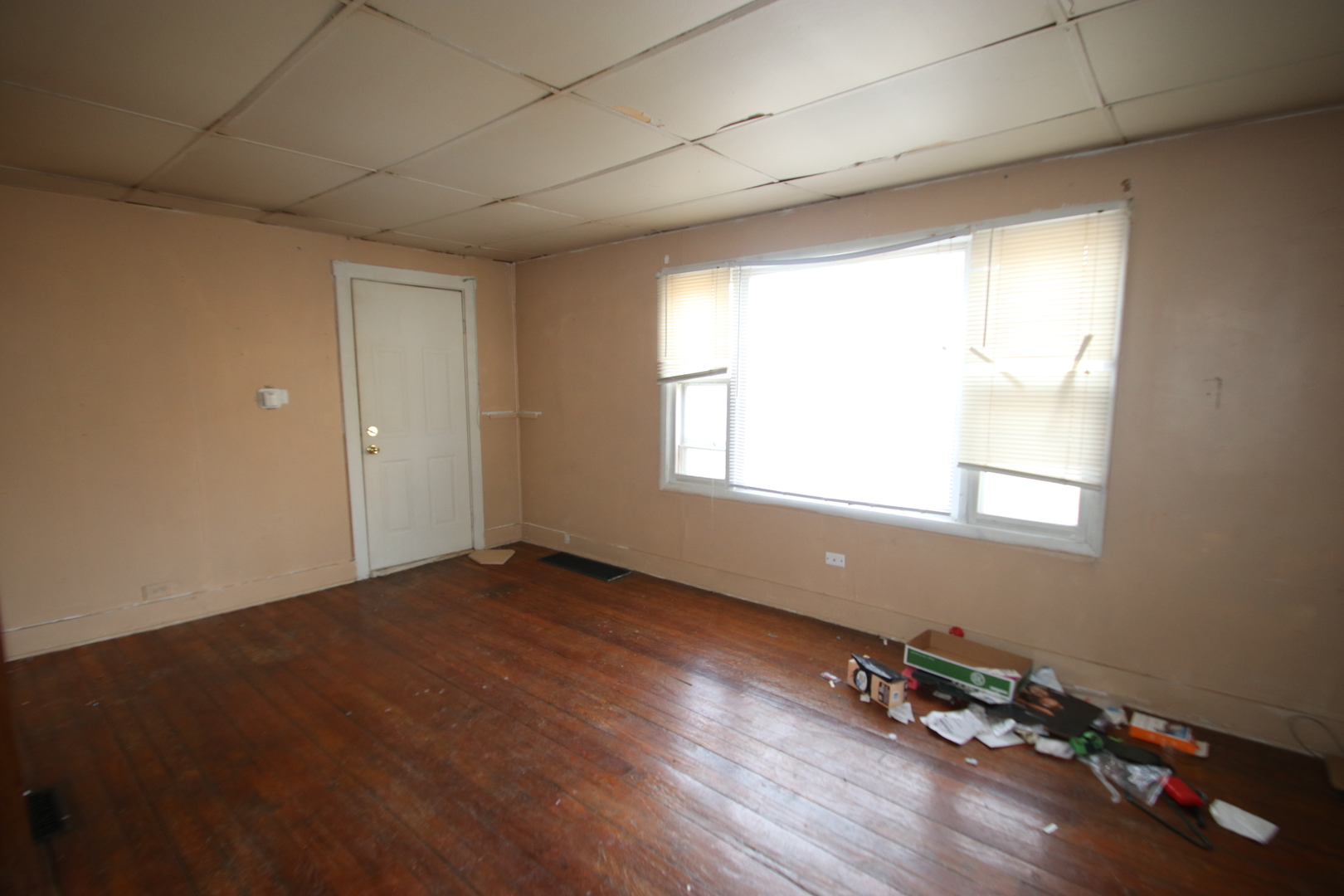 47 North Pistakee Lake Road Fox Lake, IL 60020 - Photo 6 of 15 a view of an empty room with wooden floor and a window