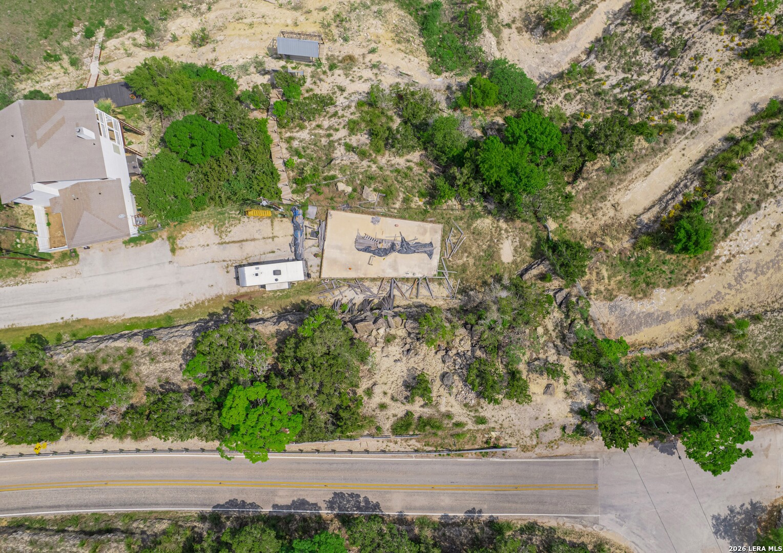 273 Plum Cove Road Lakehills, TX 78063 - Photo 10 of 10 an aerial view of a park with large trees