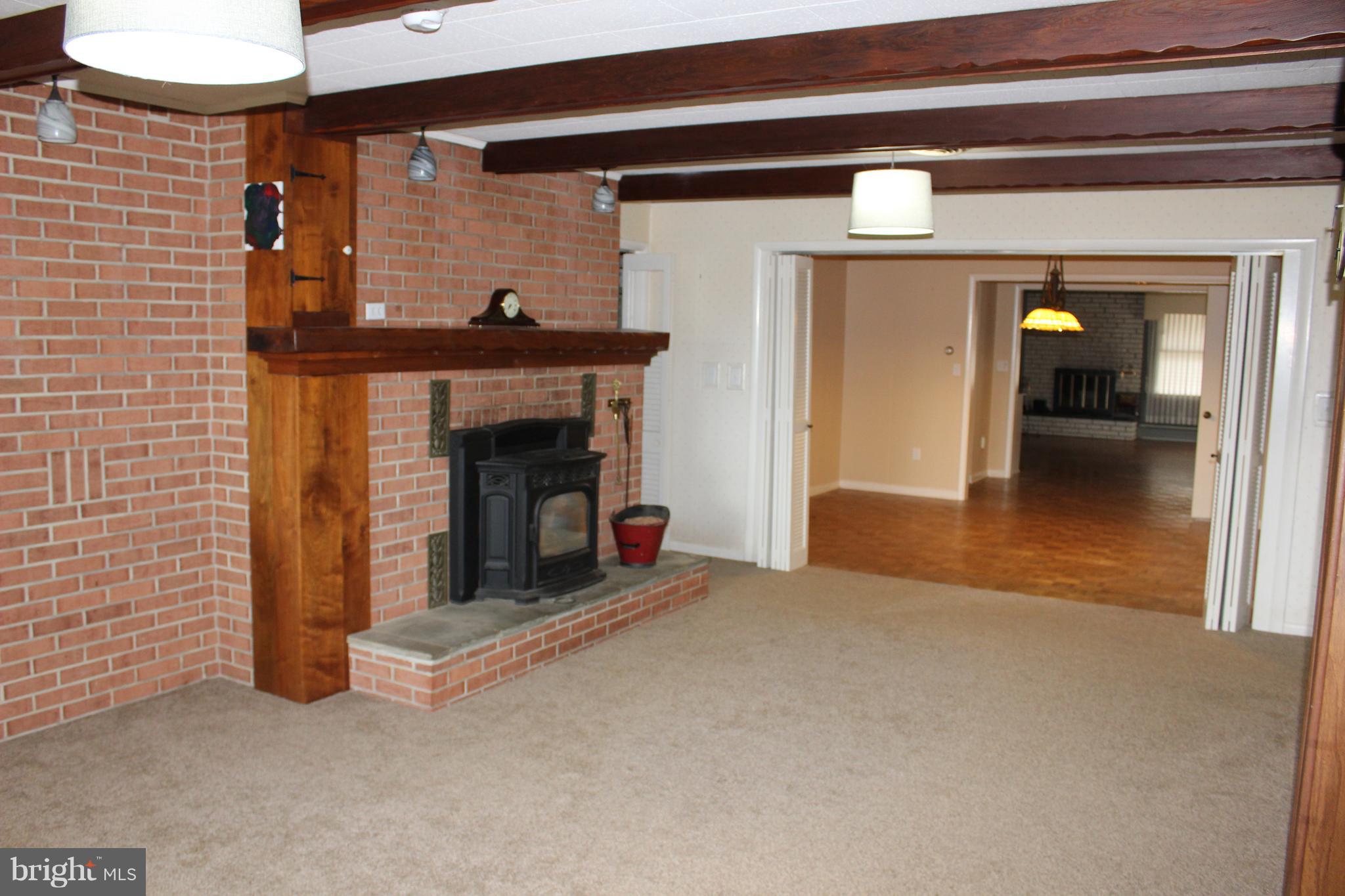 24 Carrolls Tract Road Fairfield, PA 17320 - Photo 6 of 47 Family Room with Pellet Stove
