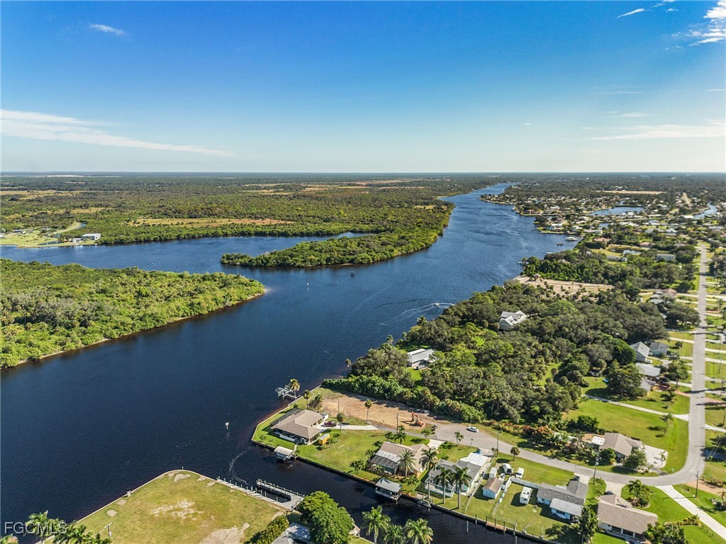 2193 River Road Fort Myers, FL 33905 - Photo 17 of 19 an aerial view of ocean with residential houses with outdoor space