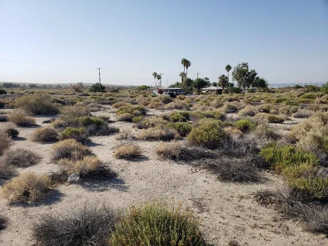 a view of a dry field