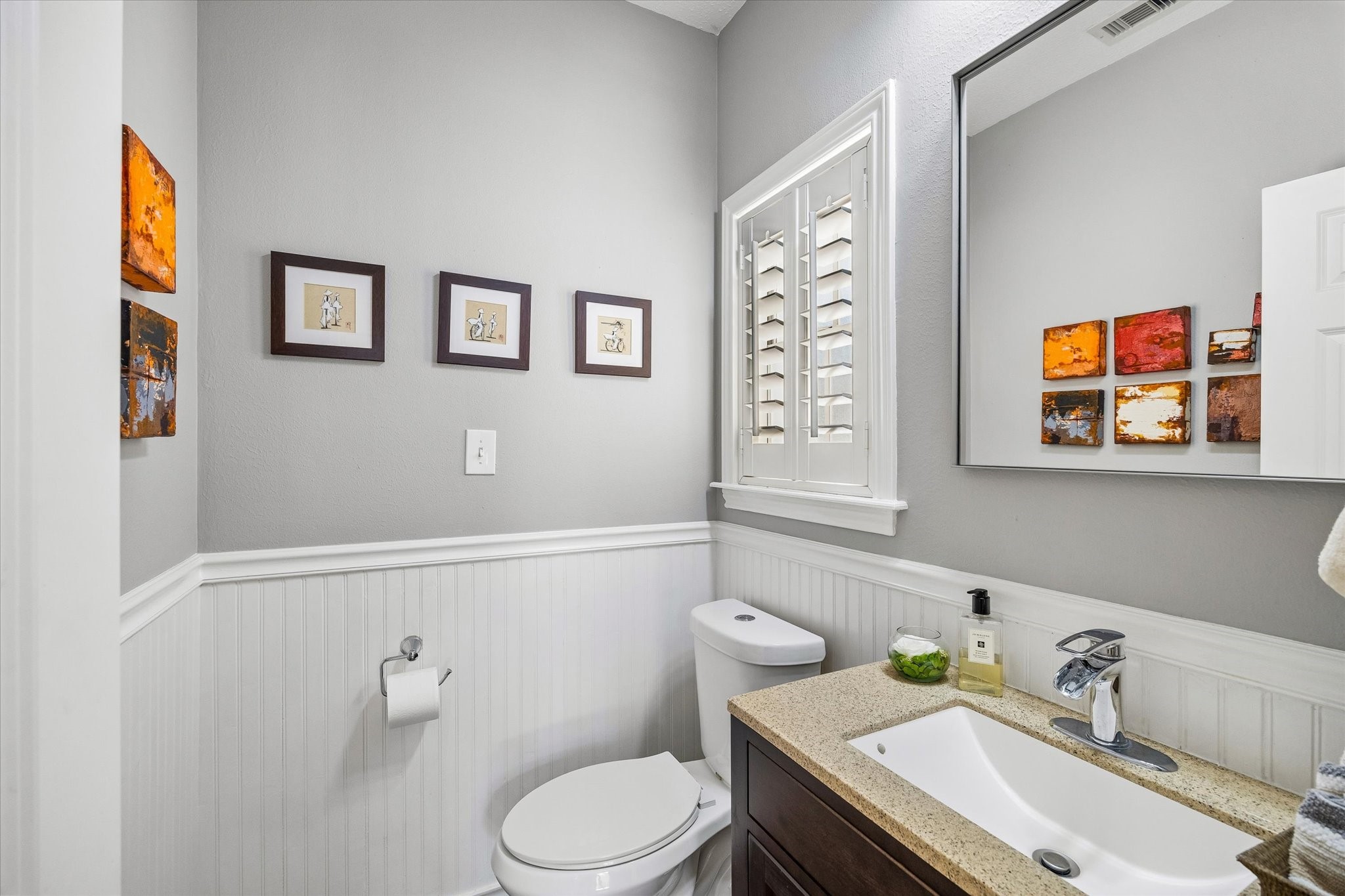 146 Golden Shadow Circle Spring, TX 77381 - Photo 24 of 41 First floor powder bath for guests.
