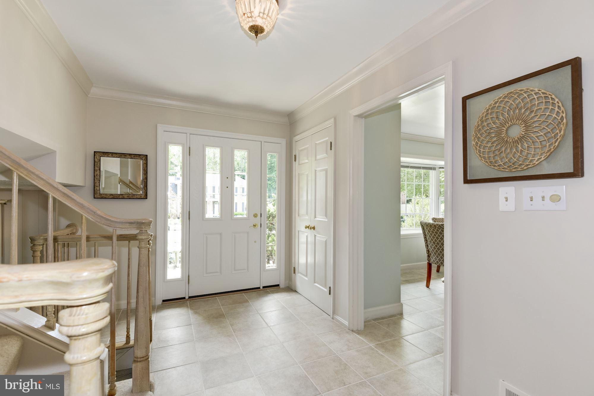 6200 Long Meadow Road McLean, VA 22101 - Photo 3 of 29 Custom Tiled Entryway