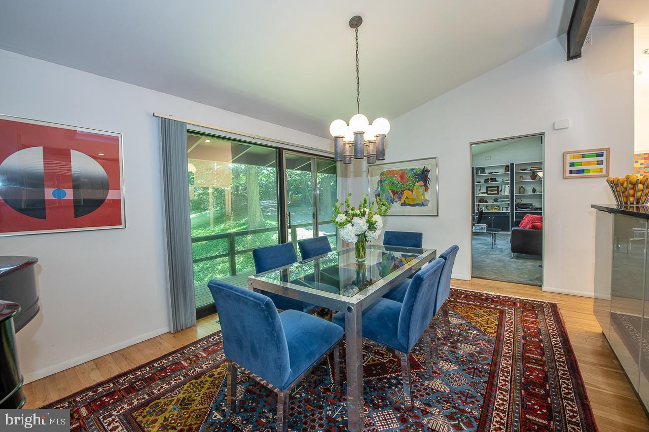 318 Sprague Road Narberth, PA 19072 - Photo 11 of 42 Dining Room with view to balcony