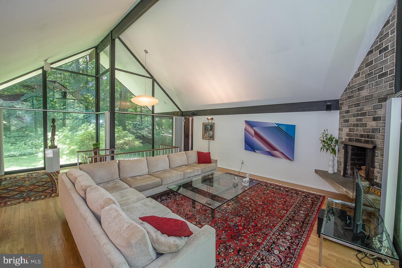 318 Sprague Road Narberth, PA 19072 - Photo 8 of 42 Living Room with view to Master Bedroom Suite
