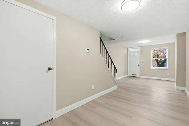wooden floor in a room