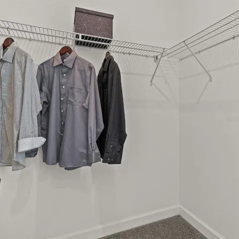 a bathroom with a shower and a tub