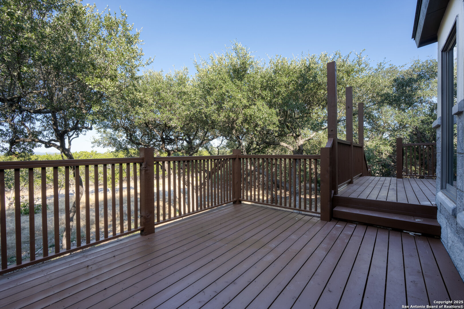 101 Ranch View Boerne, TX 78006 - Photo 62 of 63 a view of deck with wooden floor and outdoor seating