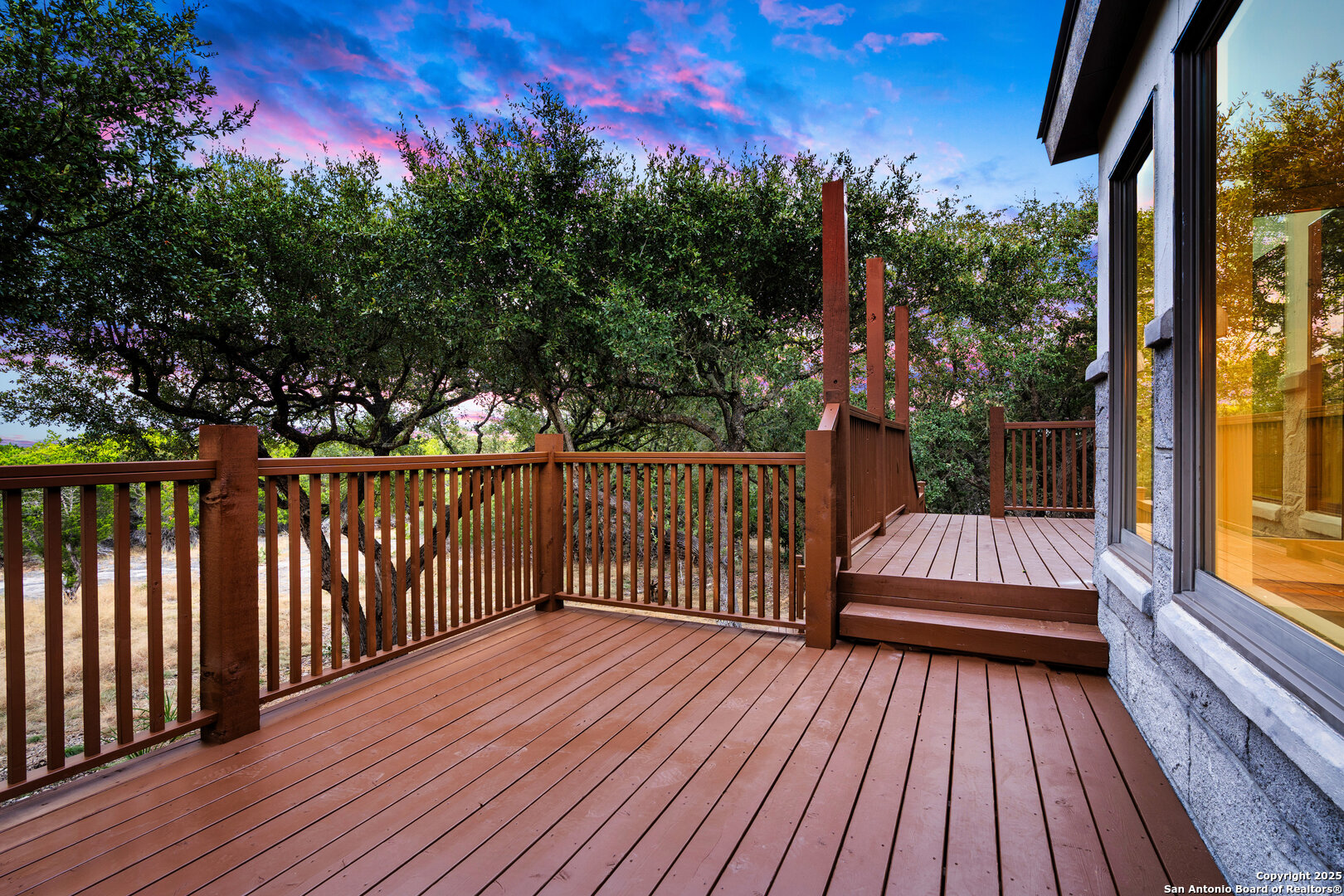 101 Ranch View Boerne, TX 78006 - Photo 7 of 63 a view of balcony with wooden floor and fence