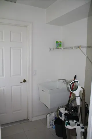 a room with a view of bathroom