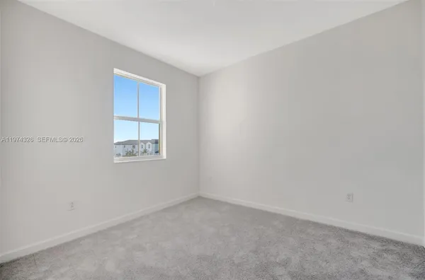 a view of an empty room