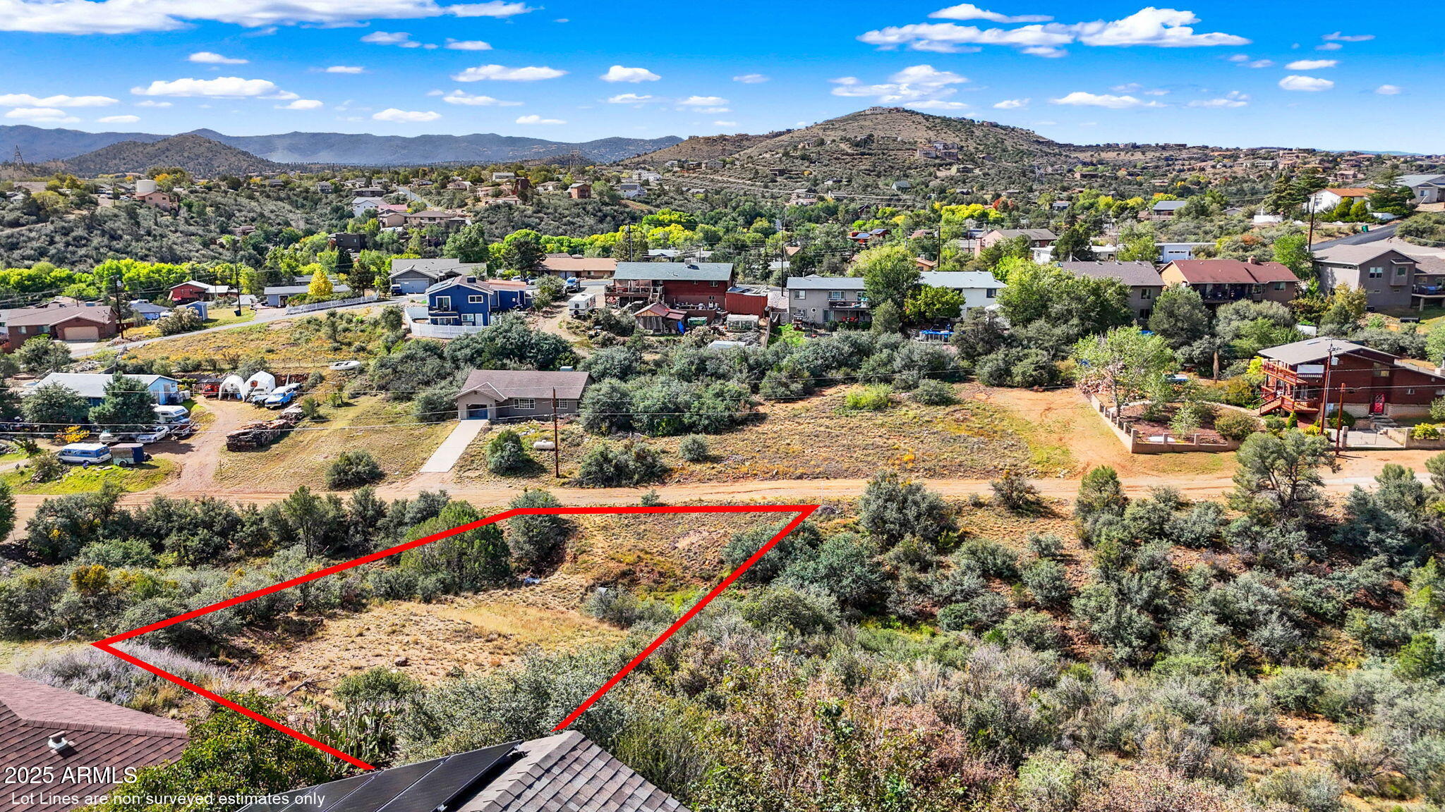 1863 Ruby Drive, Unit 204 Prescott, AZ 86301 - Photo 7 of 15 an aerial view of residential houses with outdoor space and trees