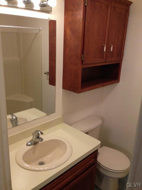853 Cold Spring Road Allentown, PA 18103 - Photo 17 of 27 a bathroom with a sink a toilet and shower