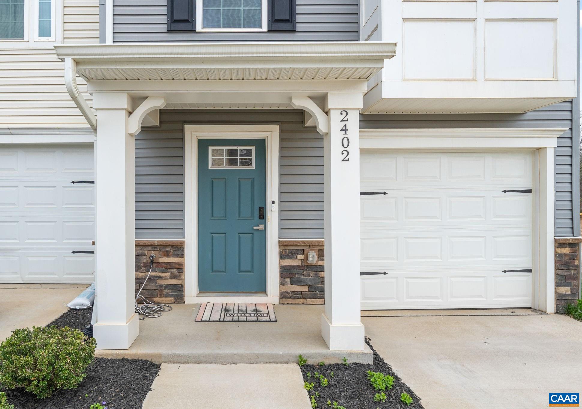 2402 Crescent Way Charlottesville, VA 22911 - Photo 2 of 27 Inviting covered front entry with stylish architectural details and a warm, welcoming feel.