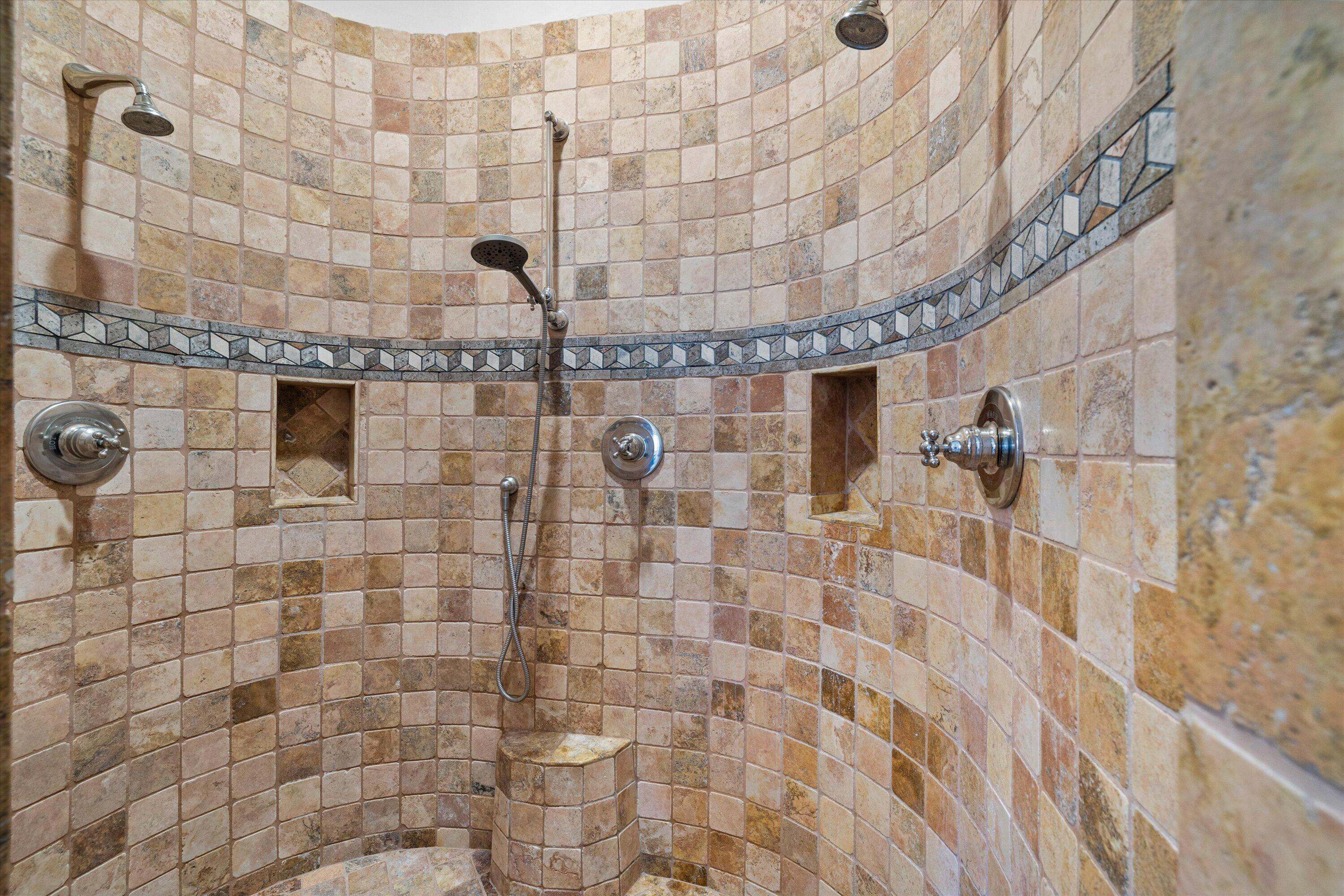64155 Hunnell Road Bend, OR 97703 - Photo 40 of 96 Two fixed shower heads and a hand held.