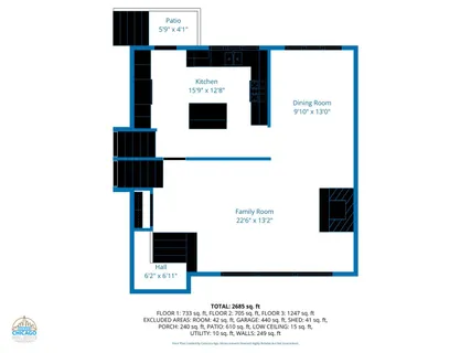 $599,000 | 225 Elmwood Drive, Naperville, IL 60540