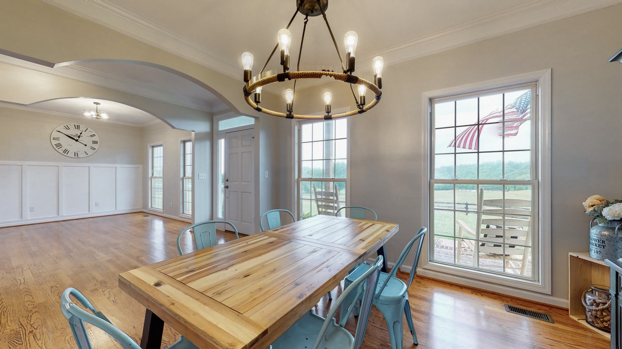 885 Southerland Road Dickson, TN 37055 - Photo 13 of 40 a view of a dining room with furniture window and wooden floor