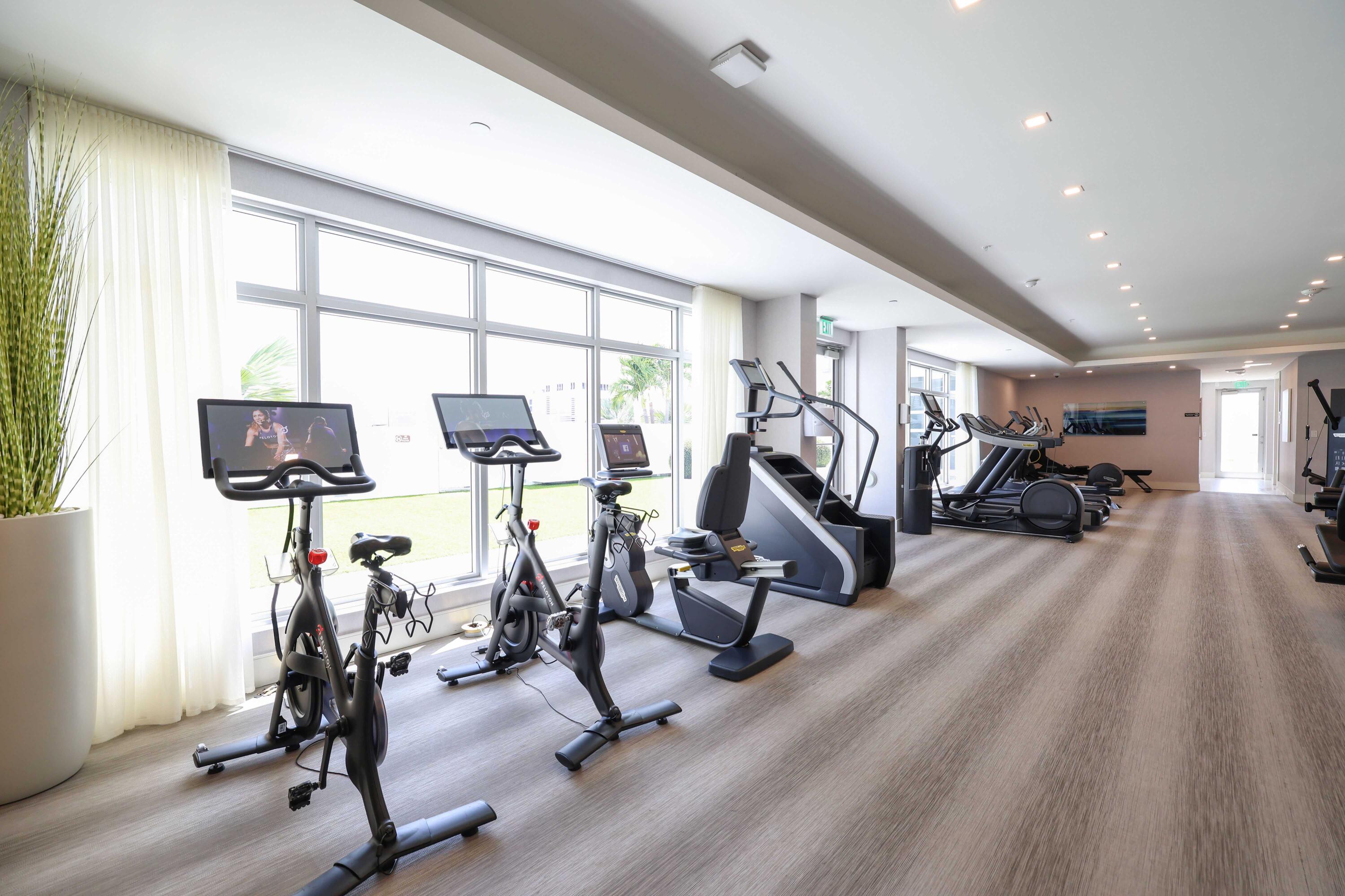 155 East Boca Raton Road, Unit 723 Boca Raton, FL 33432 - Photo 46 of 54 a view of a room with gym equipment