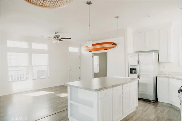 a view of wooden deck