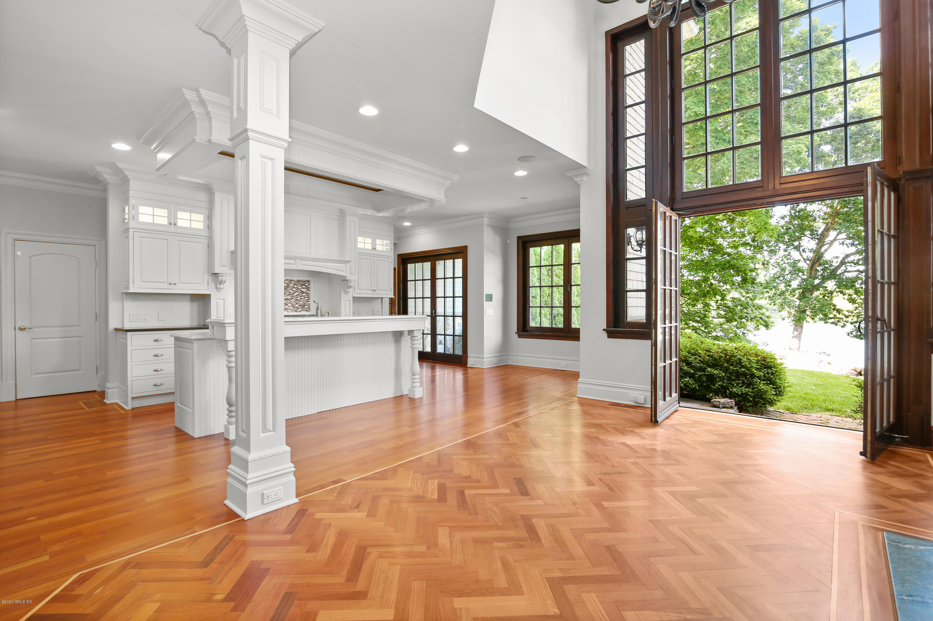 99 Valley Road, Unit E Cos Cob, CT 06807 - Photo 11 of 28 a view of an entryway with kitchen and windows