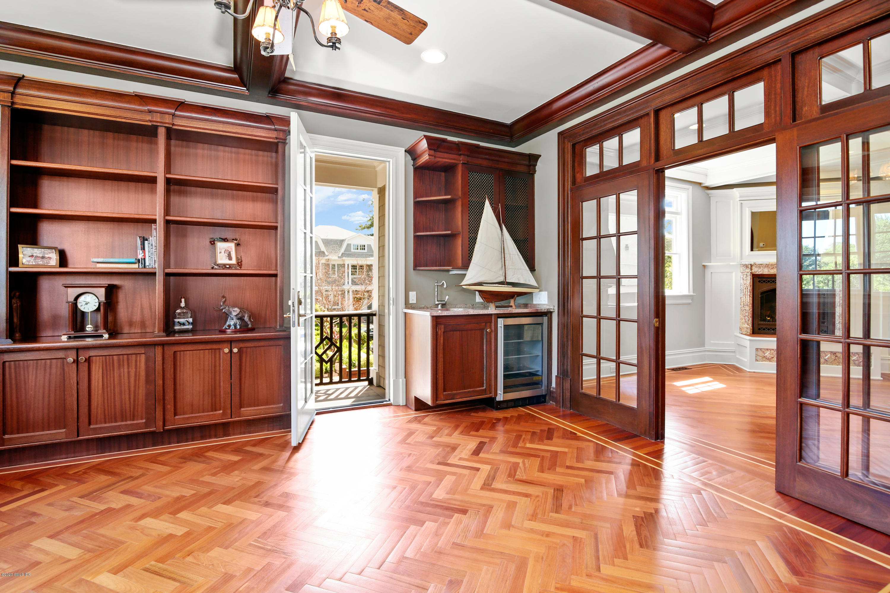 99 Valley Road, Unit E Cos Cob, CT 06807 - Photo 6 of 28 a view of a livingroom with furniture and staircase