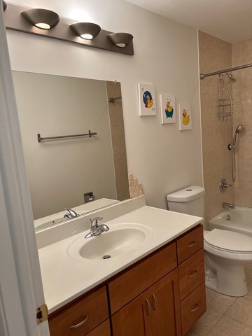 249 Shadow Bend Drive, Unit 249 Wheeling, IL 60090 - Photo 14 of 17 a bathroom with a sink toilet and shower