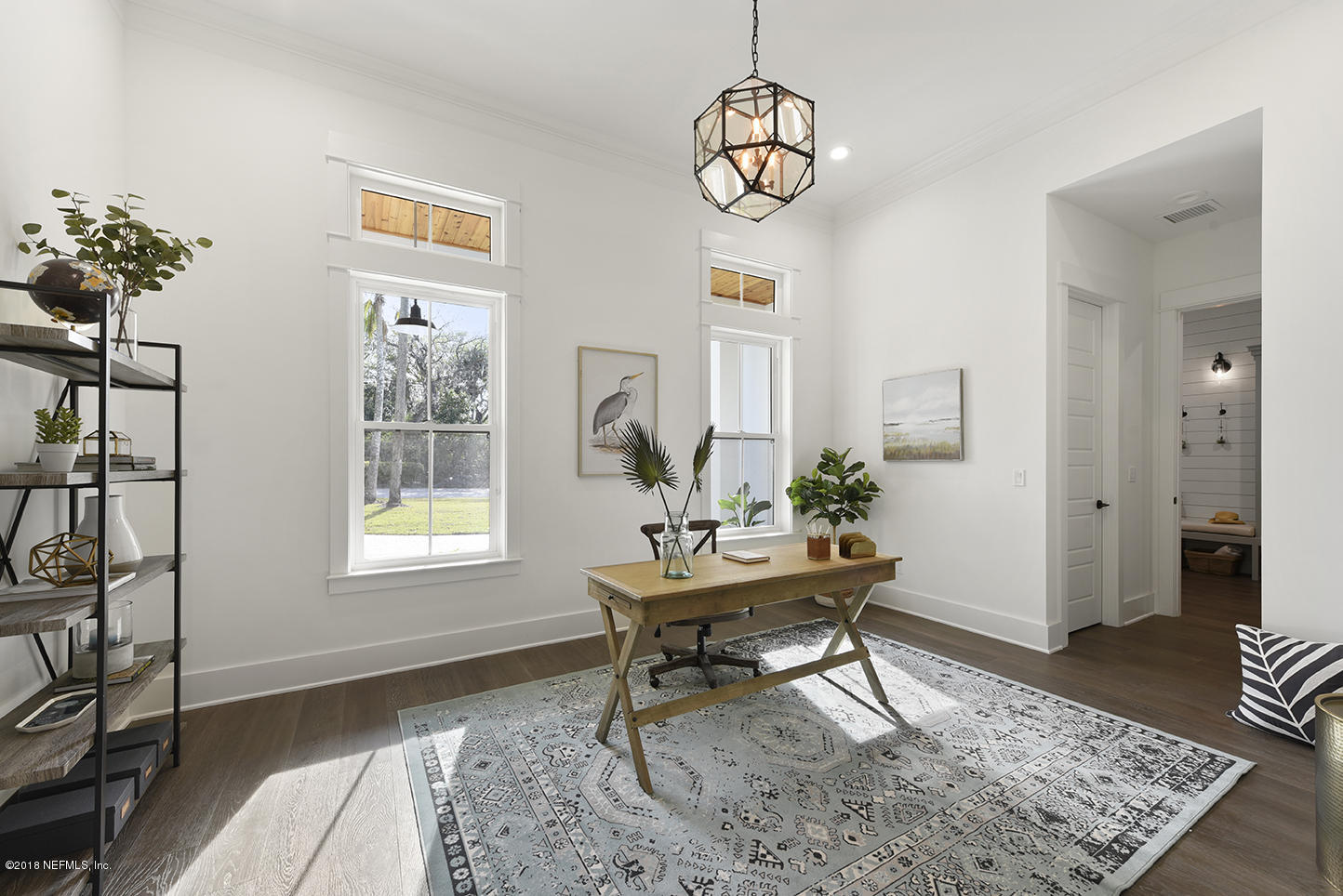 1213 Neck Road Ponte Vedra Beach, FL 32082 - Photo 16 of 48 P. Downstairs Study & Decorative Pendant