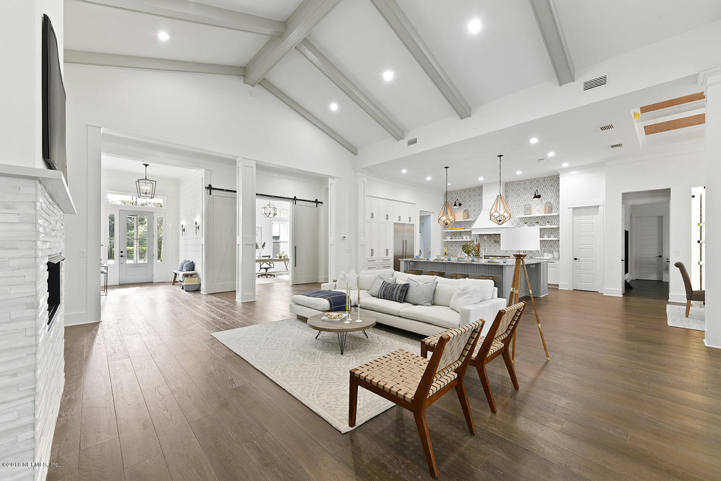 1213 Neck Road Ponte Vedra Beach, FL 32082 - Photo 7 of 48 G. Exposed Wood Beams Open Concept