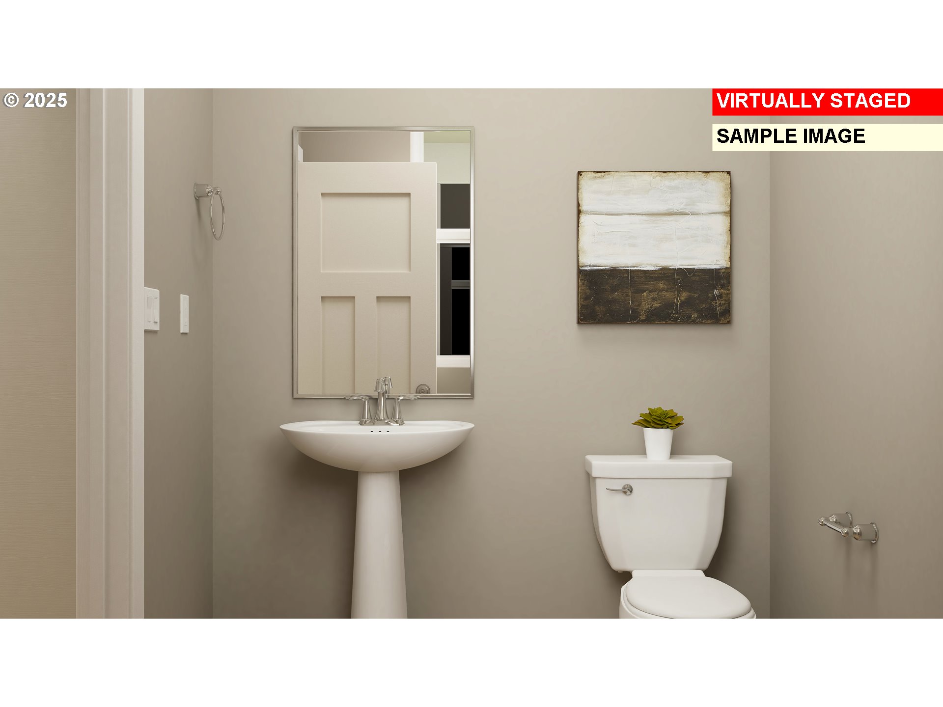 33366 Southwest Rokin Way Scappoose, OR 97056 - Photo 8 of 29 a bathroom with a sink mirror and toilet