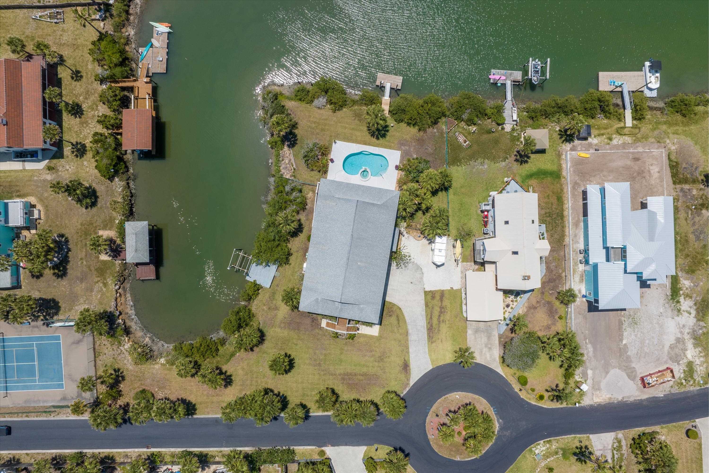 231 Barrataria Drive St. Augustine, FL 32080 - Photo 8 of 43 an aerial view of residential house with outdoor space and parking