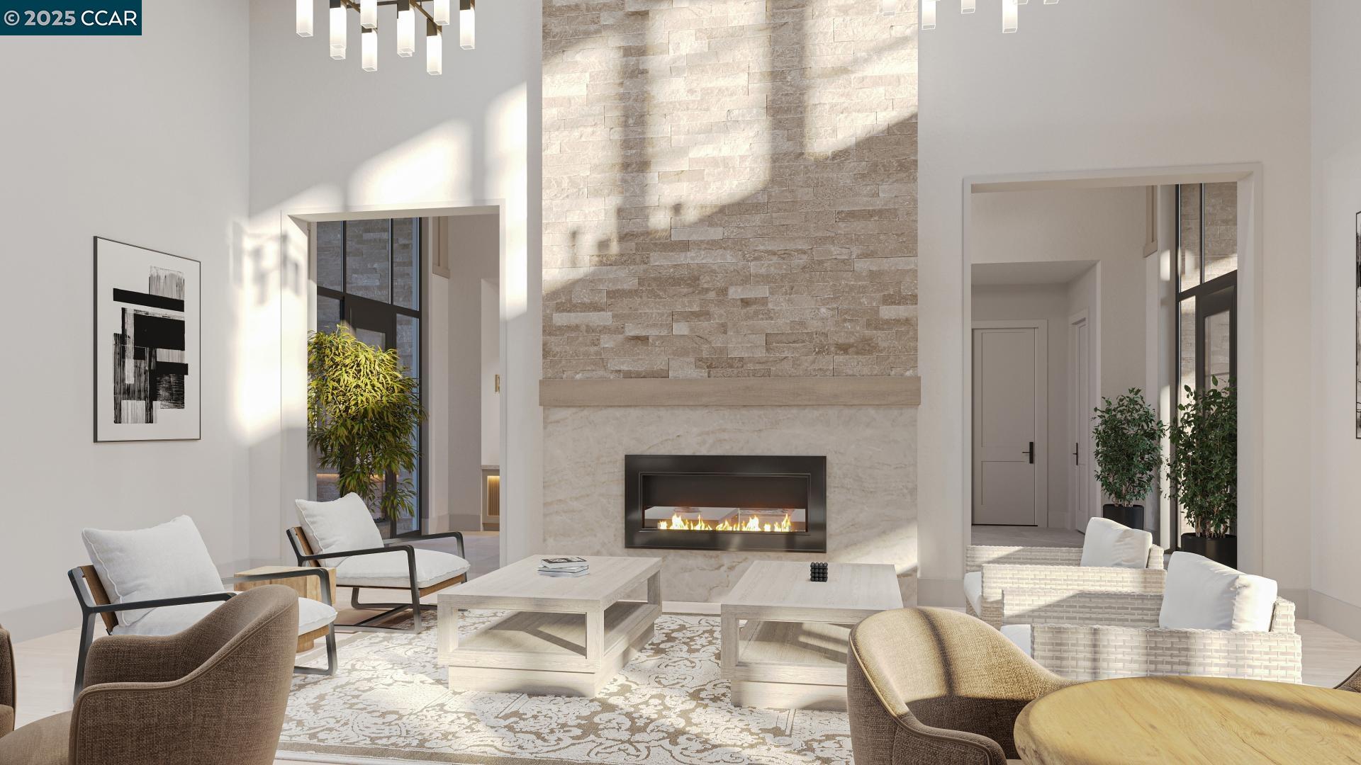 1634 Granite Place Tracy, CA 95377 - Photo 17 of 28 a living room with furniture windows and a fireplace