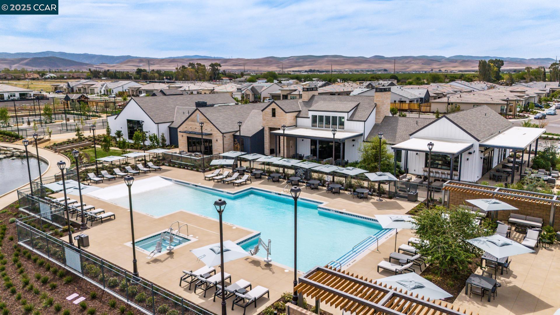 1634 Granite Place Tracy, CA 95377 - Photo 27 of 28 an aerial view of a houses with a city view
