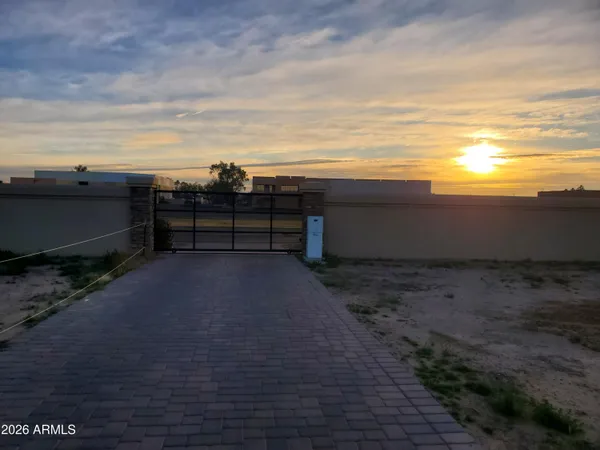 a view of outdoor space with ocean view