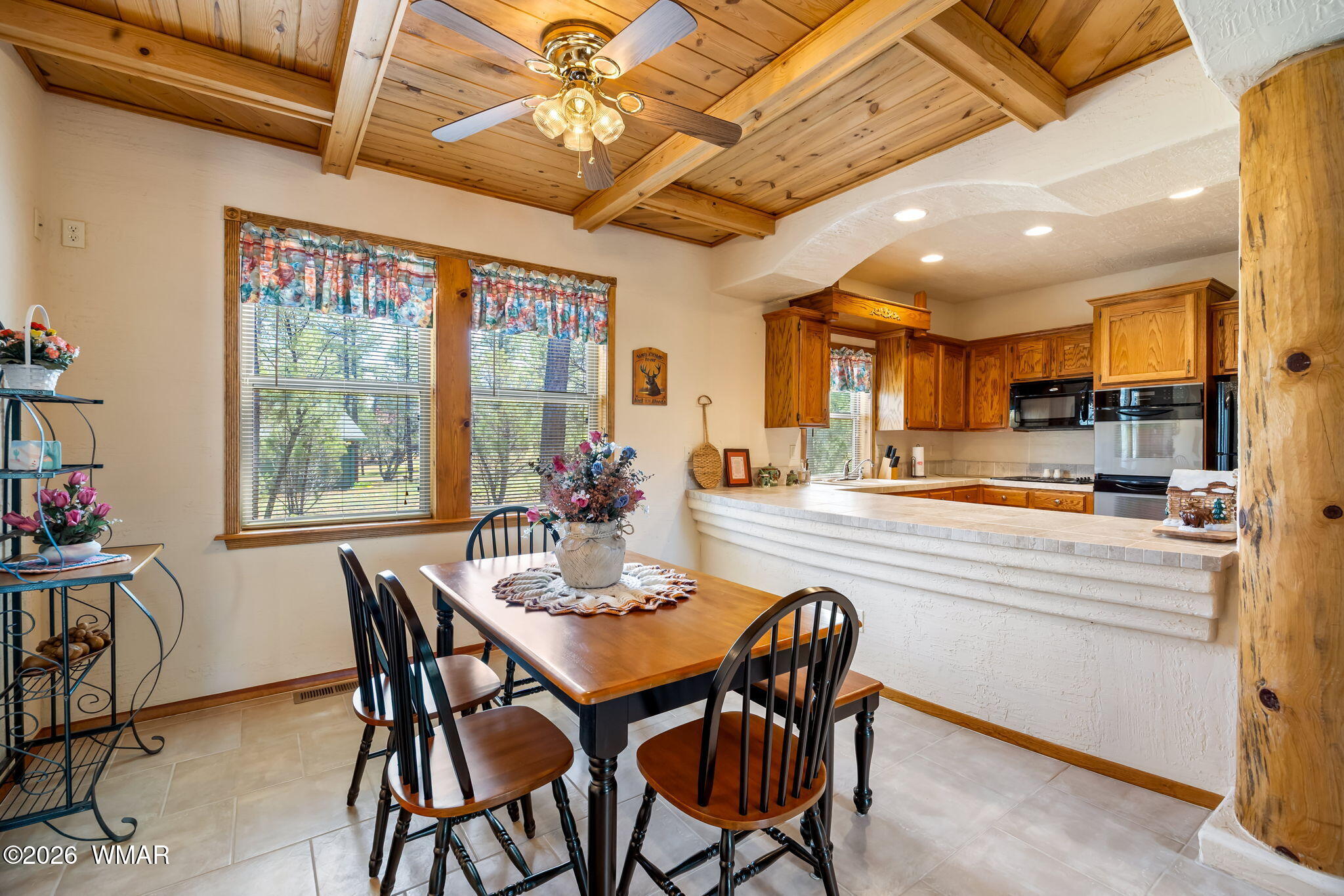 2937 Ransack Road Overgaard, AZ 85933 - Photo 13 of 34 a view of a dining room with furniture window and outside view