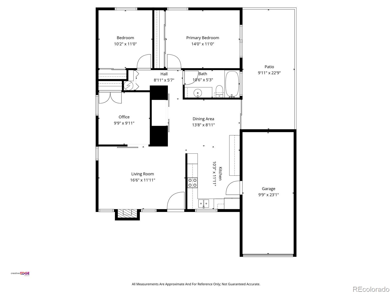 16373 East Rice Place, Unit B Aurora, CO 80015 - Photo 5 of 26 a picture of a floor plan