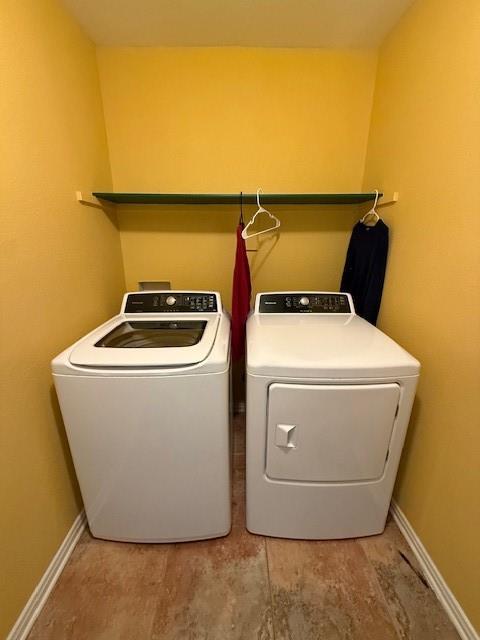 2513 South 2nd Street, Unit 3 Waco, TX 76706 - Photo 33 of 35 a utility room with dryer and washer