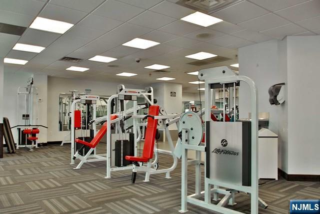 100 Old Palisade Road, Unit 1711 Fort Lee, NJ 07024 - Photo 24 of 26 a view of a room with gym equipment