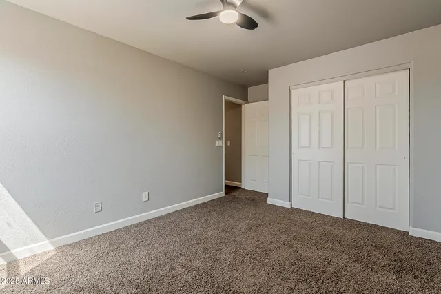 an empty room with window