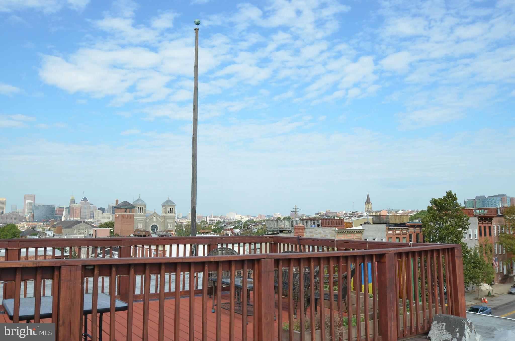 2309 Eastern Avenue Baltimore, MD 21224 - Photo 16 of 30 a view of a city from a roof deck