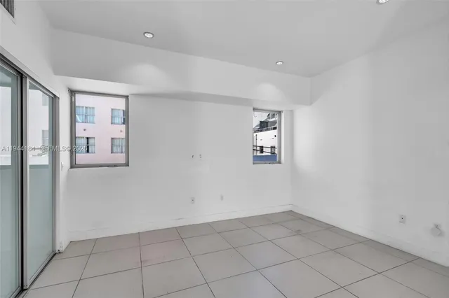 a view of an empty room