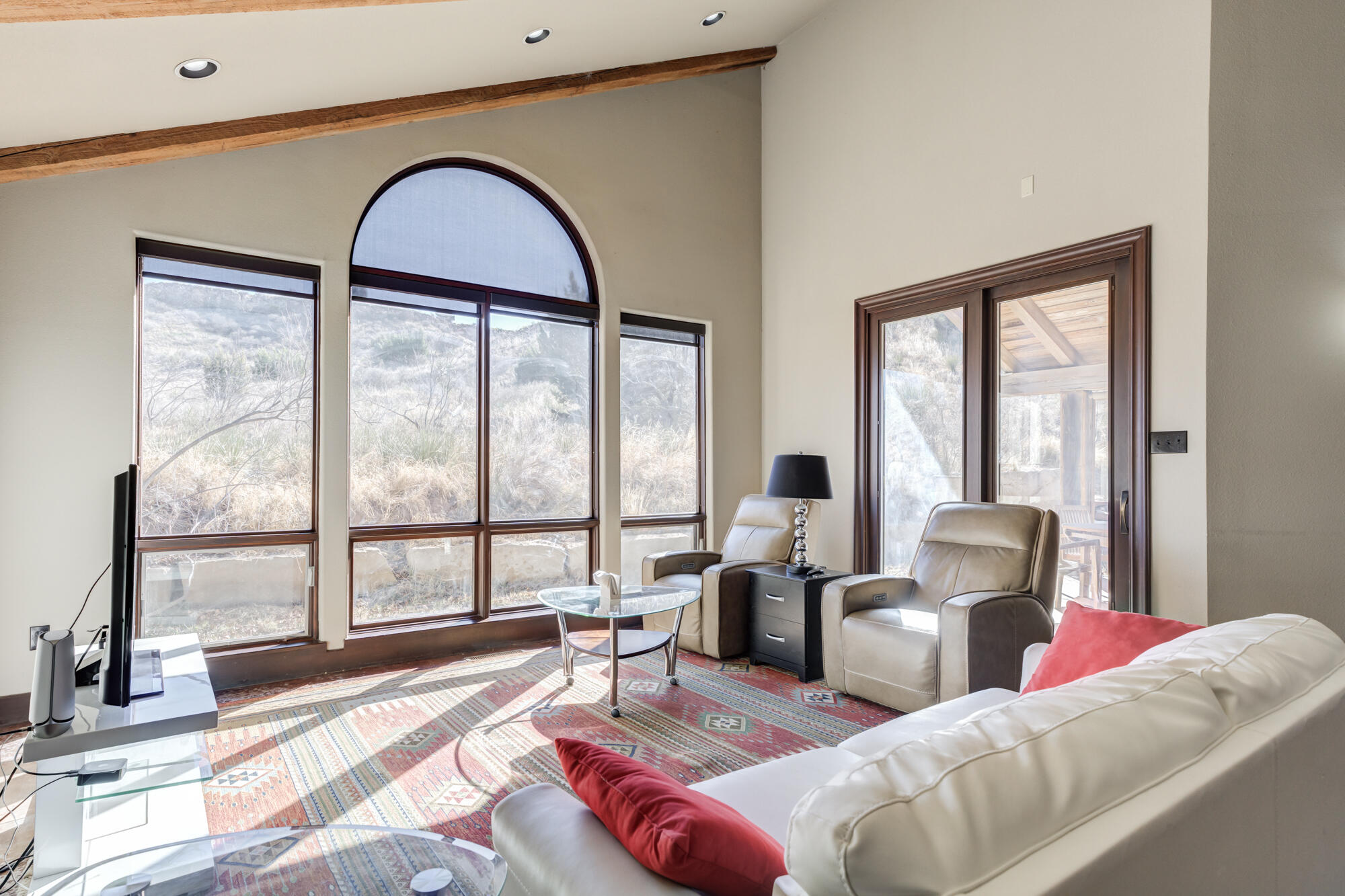 41 South Lake Shore Drive Ransom Canyon, TX 79366 - Photo 20 of 56 a living room with furniture and a large window