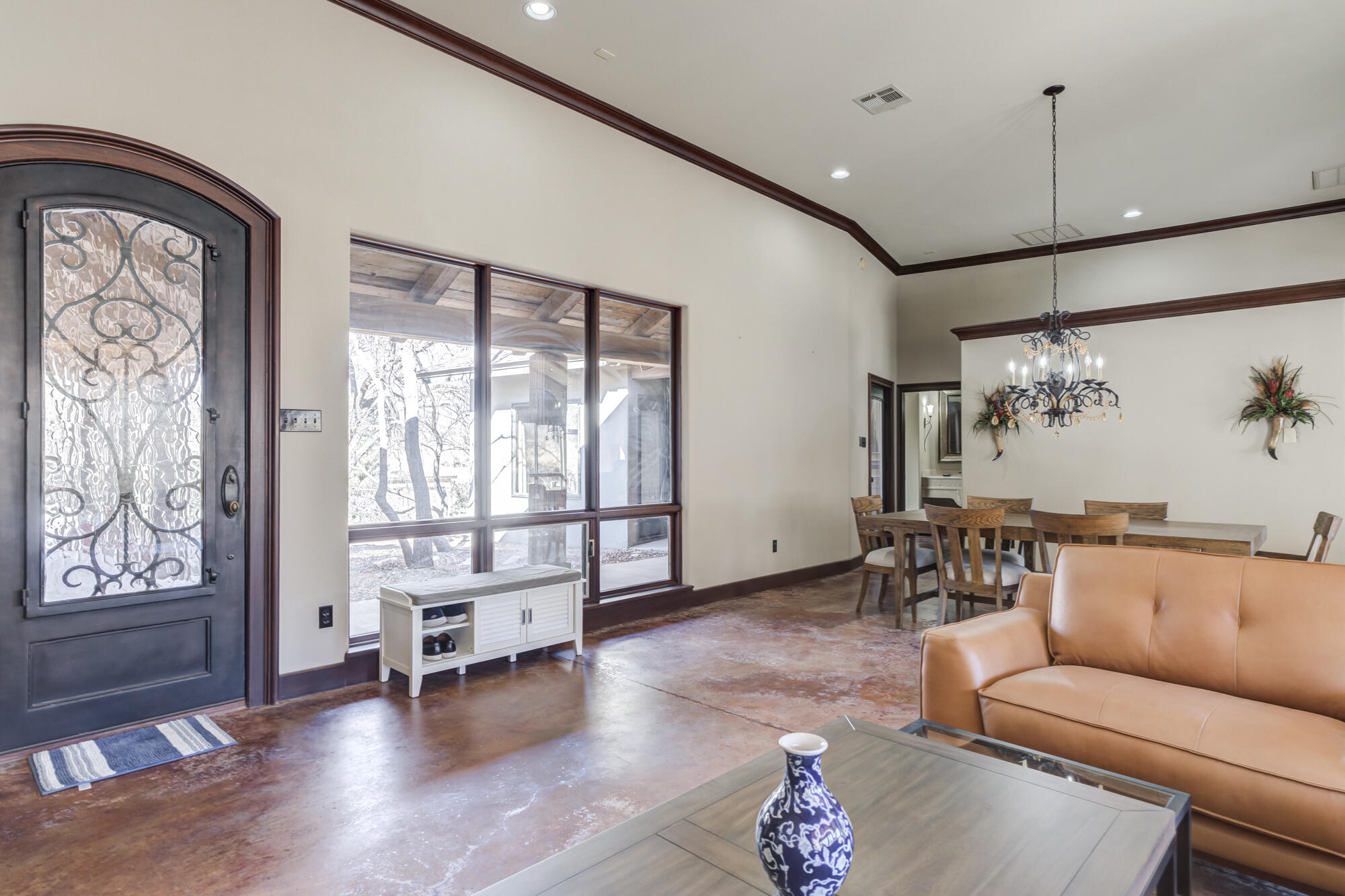 41 South Lake Shore Drive Ransom Canyon, TX 79366 - Photo 7 of 56 a living room with furniture and wooden floor