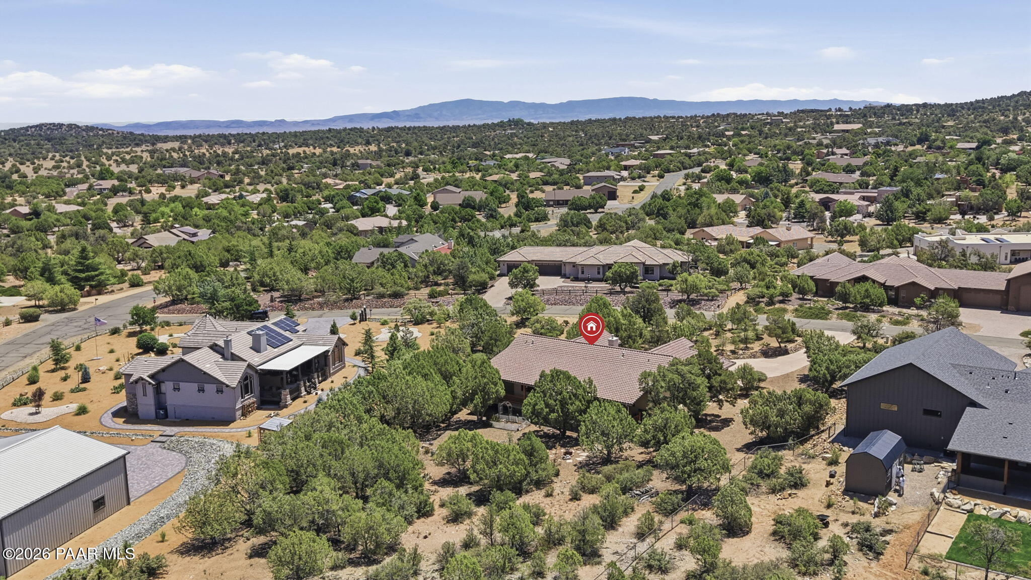 5625 Deer Spring Place Prescott, AZ 86305 - Photo 55 of 58 56-Aerial Back Pinned