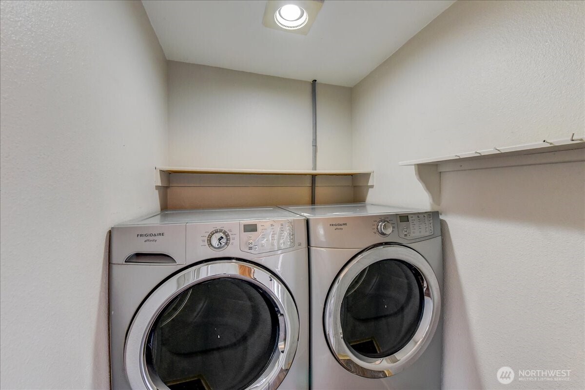 6629 204th Street Southwest Lynnwood, WA 98036 - Photo 13 of 17 a utility room with dryer and washer