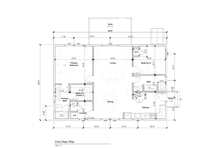 1124 Post Road Bowdoinham, ME 04008 - Photo 5 of 5 Floor Plan for 1124 Post Road