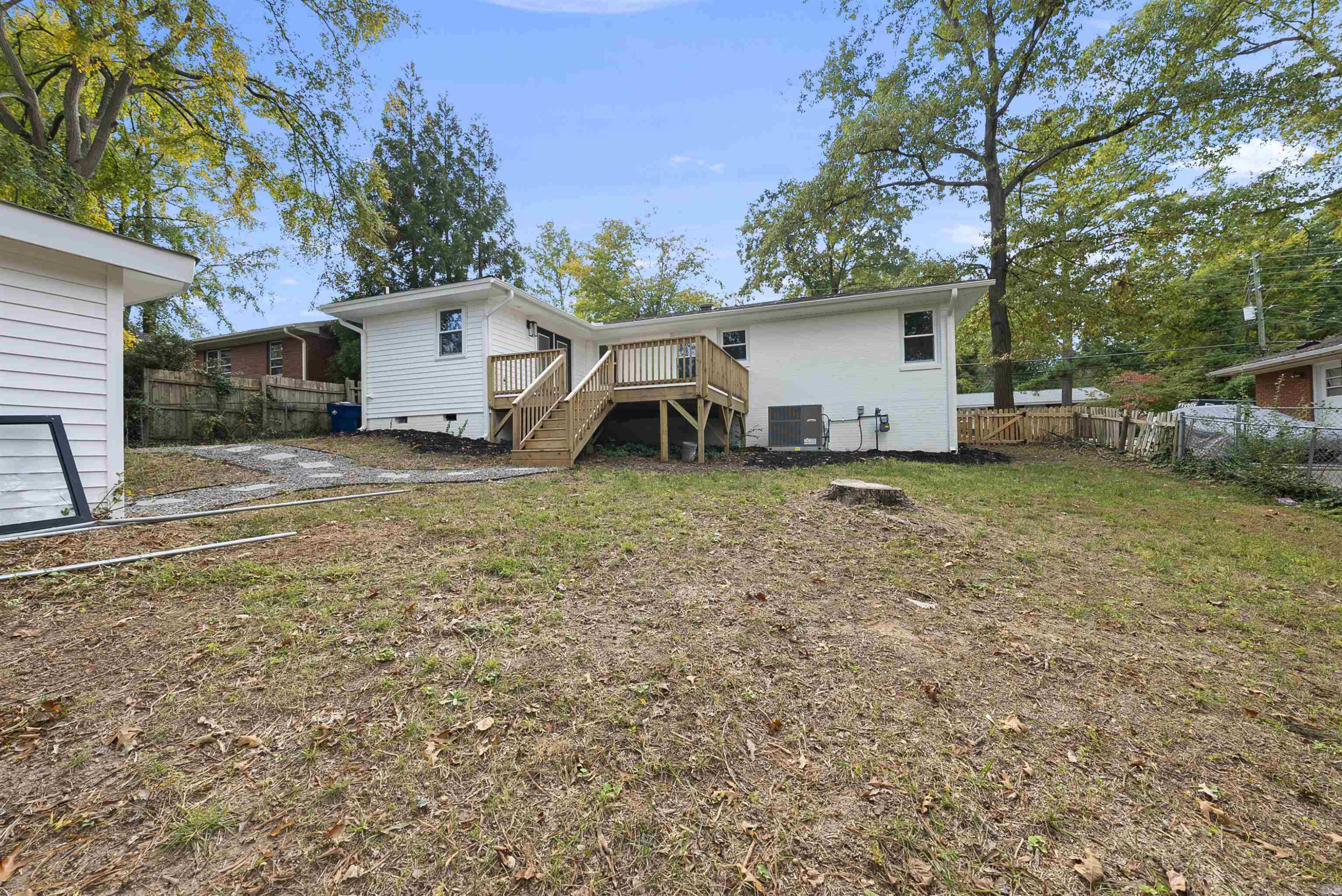 3128 Brentwood Road Raleigh, NC 27604 - Photo 28 of 28 a view of a house with a yard