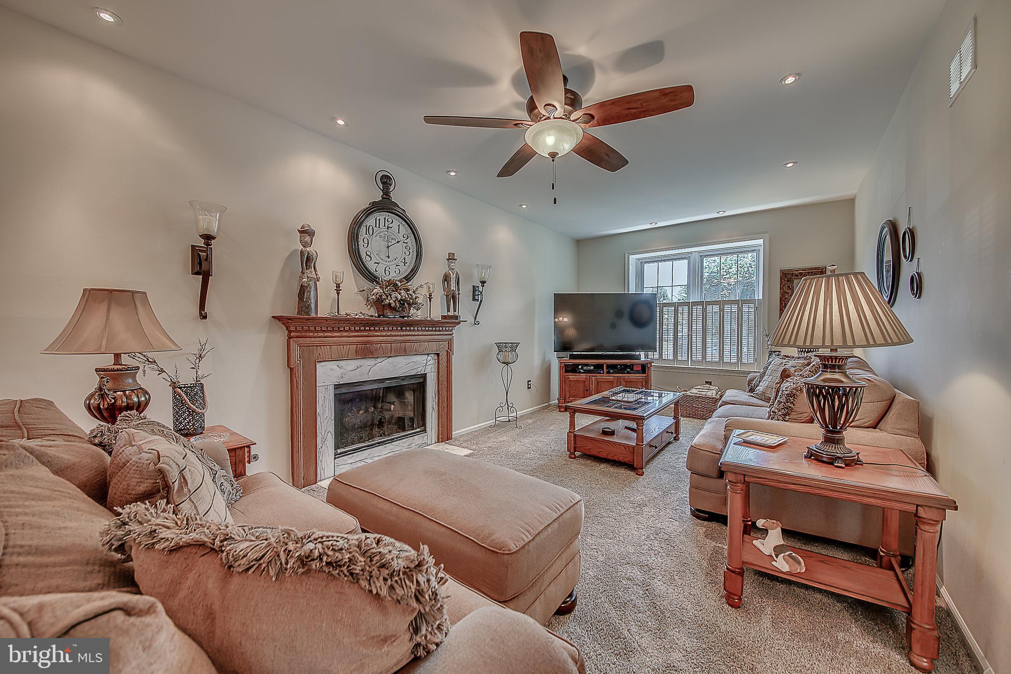 417 Stanford Road Fairless Hills, PA 19030 - Photo 21 of 52 Family Room with Propane Fireplace