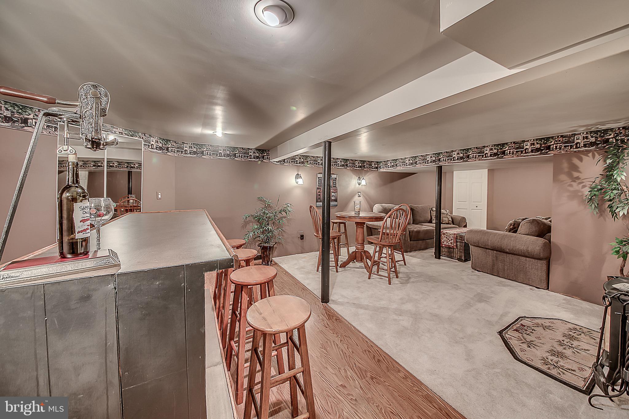 417 Stanford Road Fairless Hills, PA 19030 - Photo 39 of 52 Fully Finished Basement with Bar