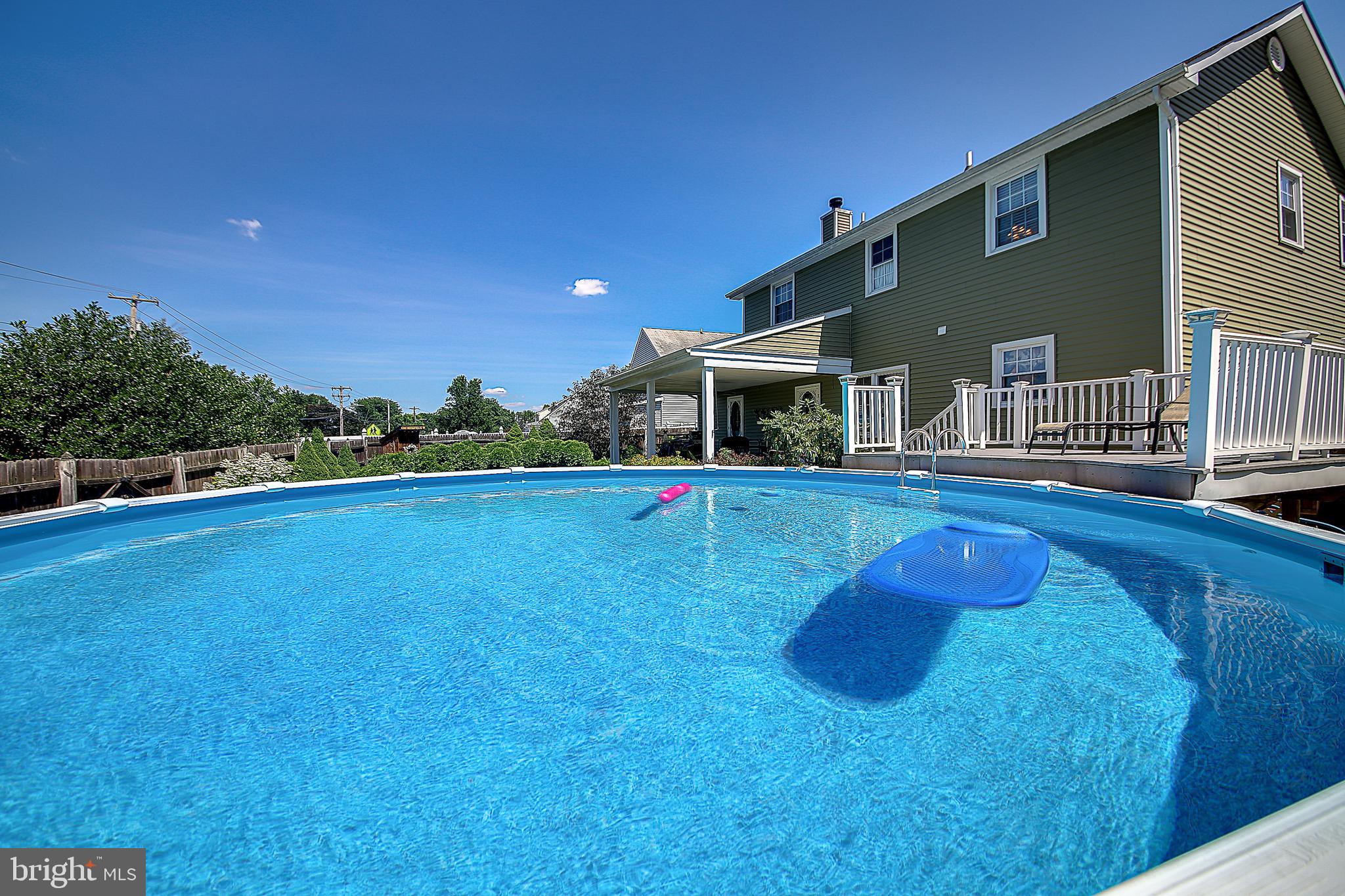 417 Stanford Road Fairless Hills, PA 19030 - Photo 45 of 52 Above Ground Pool with Deck